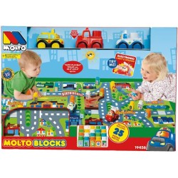 MOLTO SET BLOCKS CARS +...